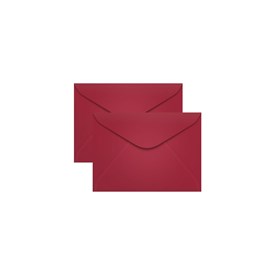 Envelope para Convite Vermelho Bordô Pequim 72x108mm Scrity 100un