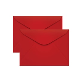 Envelope para Convite Vermelho Tóquio 114x162mm Scrity 100un