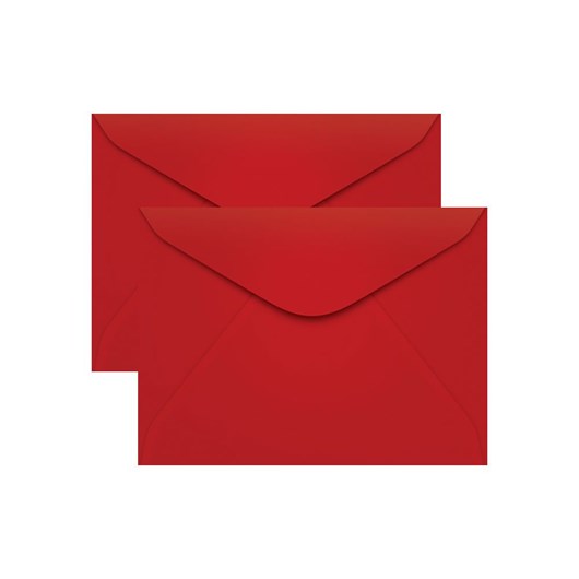 Envelope para Convite Vermelho Tóquio 114x162mm Scrity 100un