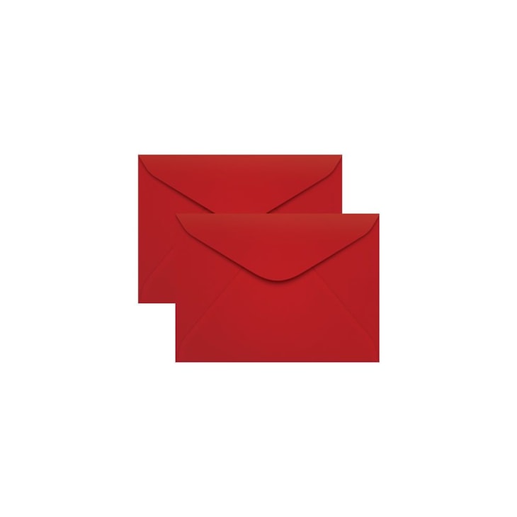 Envelope para Convite Vermelho Tóquio 72x108mm Scrity 100un