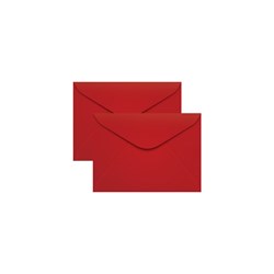 Envelope para Convite Vermelho Tóquio 72x108mm Scrity 100un