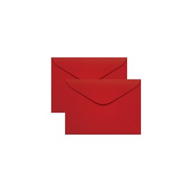 Envelope para Convite Vermelho Tóquio 72x108mm Scrity 100un