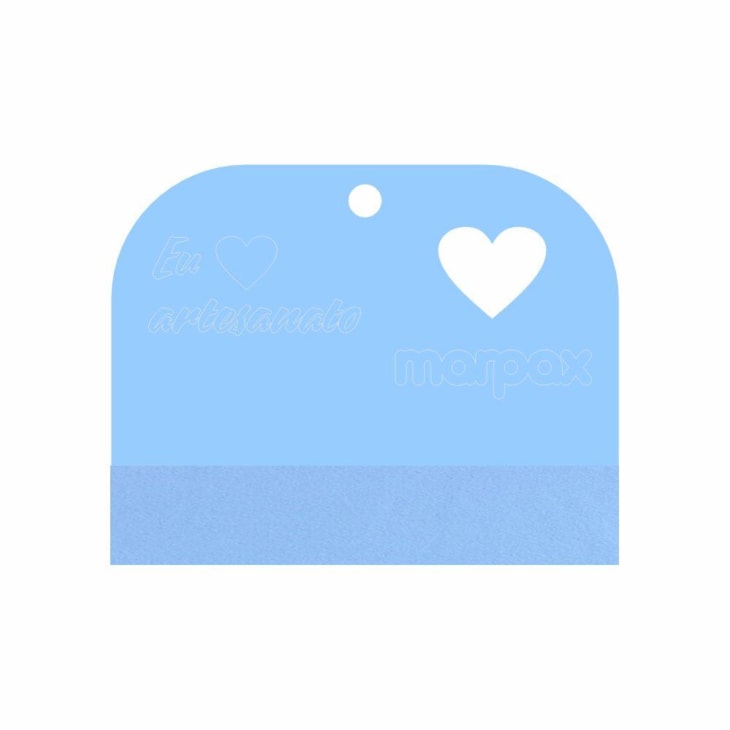 Espatúla Azul para Artesanato com Feltro Azul Marpax 01un