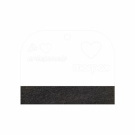 Espátula Para Artesanato 07cm Com Feltro Preto Marpax