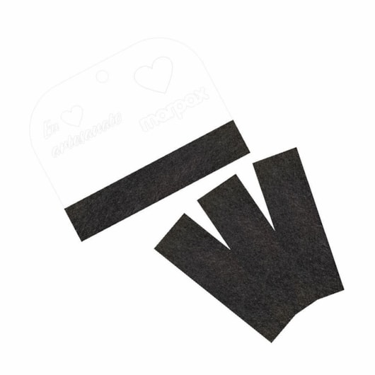 Espátula Para Artesanato 15cm Com Feltro Preto Marpax