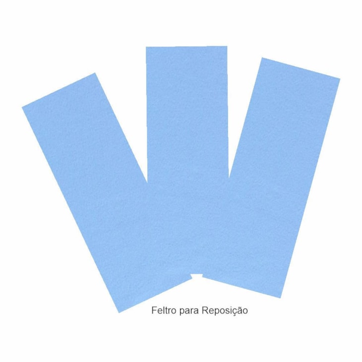 Espátula para Artesanato 22cm com Feltro Azul Marpax 01un