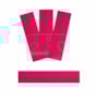 Espátula Para Artesanato 22cm Com Feltro Rosa Marpax