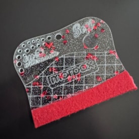 Espátula Para Artesanato Soft 07cm Com Feltro Glitter Marpax