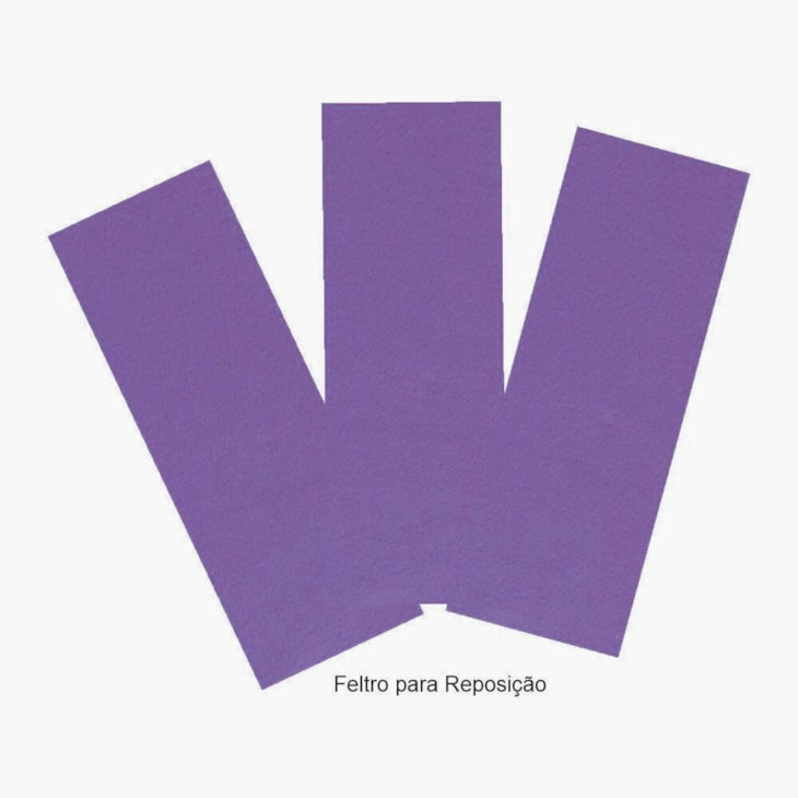 Espátula para Artesanato Soft 07cm com Feltro Lilás Marpax