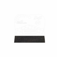 Espátula Para Artesanato Soft 07cm Com Feltro  Preto Marpax