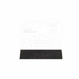 Espátula Para Artesanato Soft 07cm Com Feltro  Preto Marpax
