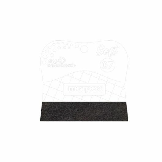 Espátula Para Artesanato Soft 07cm Com Feltro  Preto Marpax
