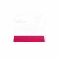 Espátula Para Artesanato Soft 07cm Com Feltro Rosa Marpax