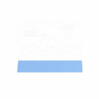 Espátula Para Artesanato Soft 10cm Com Feltro Azul  Marpax