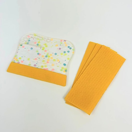 Espátula Para Artesanato Soft 10cm Com Feltro Glitter Flor Marpax