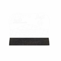 Espátula Para Artesanato Soft 10cm Com Feltro Preto  Marpax