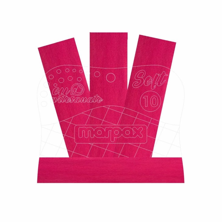 Espátula Para Artesanato Soft 10cm Com Feltro Rosa  Marpax