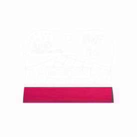 Espátula Para Artesanato Soft 10cm Com Feltro Rosa  Marpax