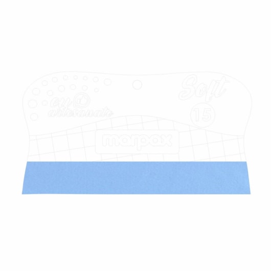 Espátula Para Artesanato Soft 15cm Com Feltro Azul  Marpax