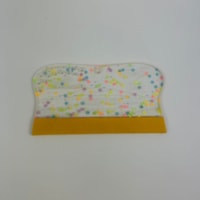 Espátula Para Artesanato Soft 15cm Com Feltro Glitter Flor Marpax