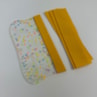 Espátula Para Artesanato Soft 15cm Com Feltro Glitter Flor Marpax