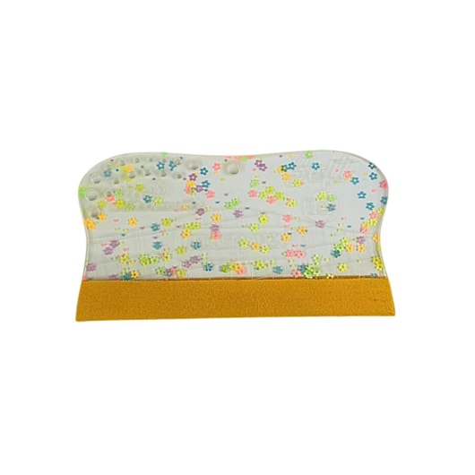 Espátula Para Artesanato Soft 15cm Com Feltro Glitter Flor Marpax
