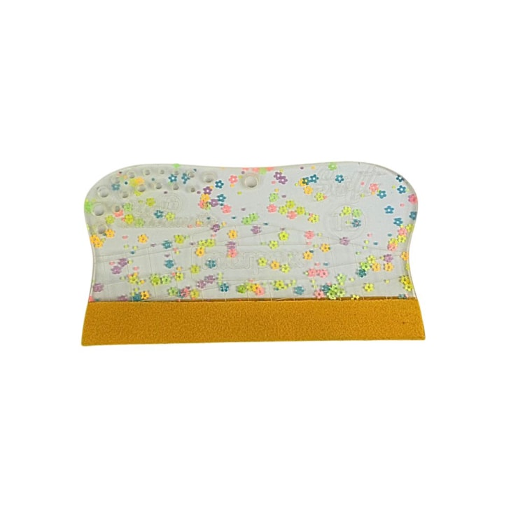 Espátula Para Artesanato Soft 15cm Com Feltro Glitter Flor Marpax