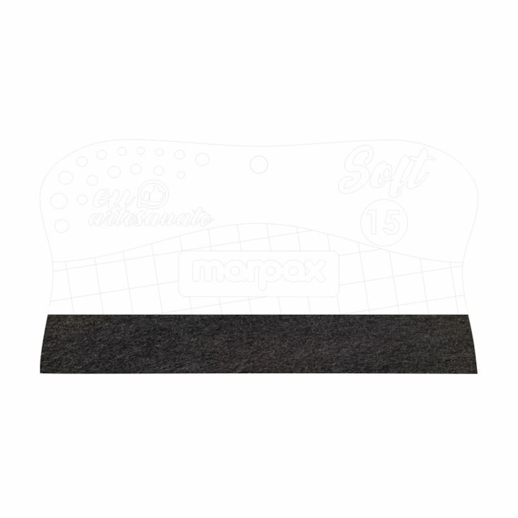 Espátula Para Artesanato Soft 15cm Com Feltro Preto  Marpax