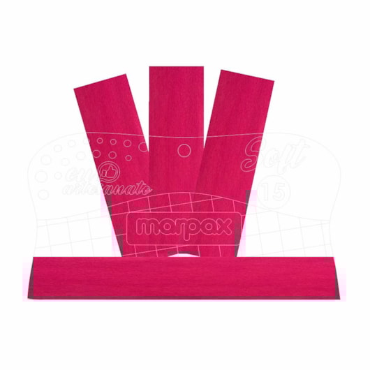 Espátula Para Artesanato Soft 15cm Com Feltro Rosa  Marpax