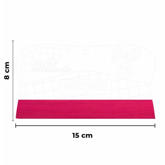 Espátula Para Artesanato Soft 15cm Com Feltro Rosa  Marpax