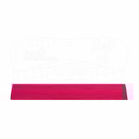 Espátula Para Artesanato Soft 15cm Com Feltro Rosa  Marpax