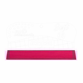 Espátula Para Artesanato Soft 15cm Com Feltro Rosa  Marpax