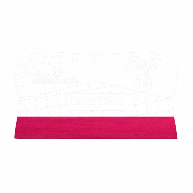 Espátula Para Artesanato Soft 15cm Com Feltro Rosa  Marpax