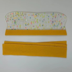 Espátula para Artesanato Soft 22cm com Feltro Flor Marpax