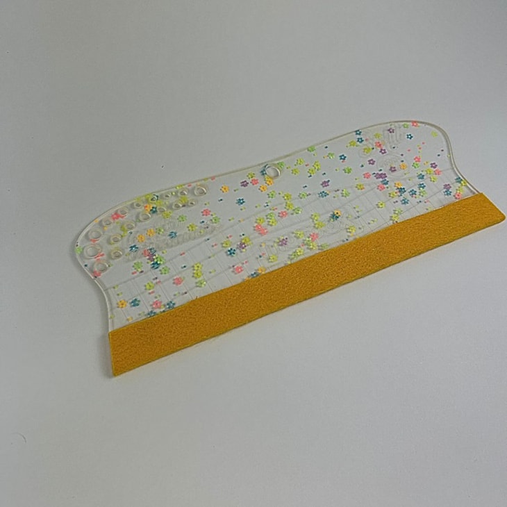 Espátula Para Artesanato Soft 22cm Com Feltro Glitter Flor Marpax