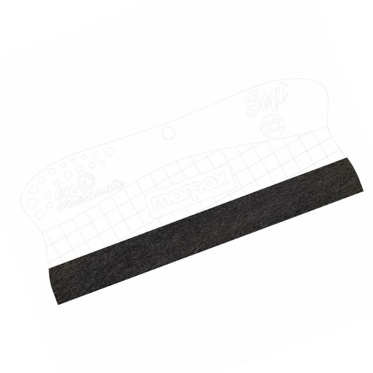 Espátula Para Artesanato Soft 22cm Com Feltro  Preto Marpax