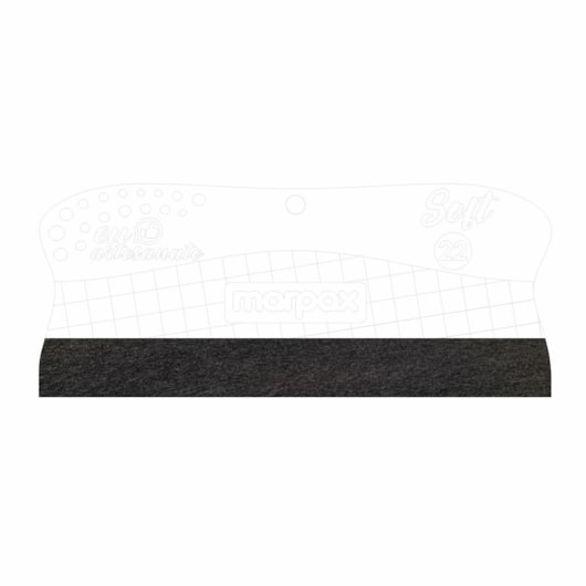 Espátula Para Artesanato Soft 22cm Com Feltro  Preto Marpax