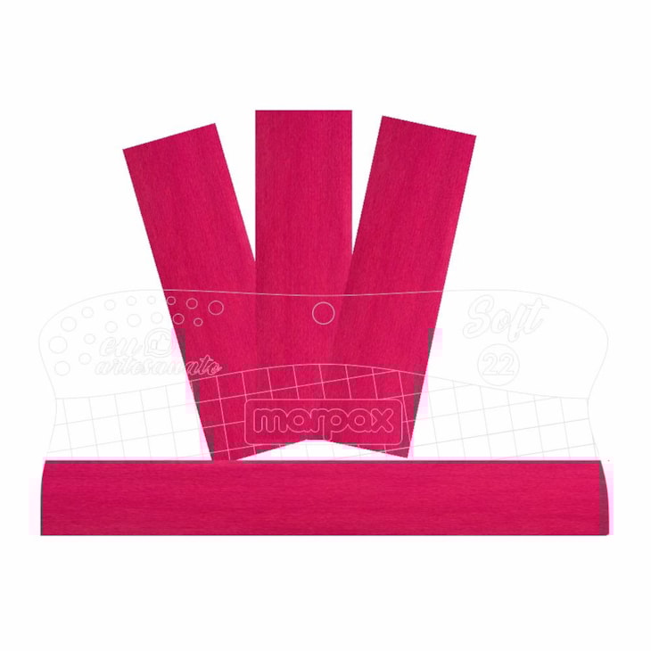 Espátula Para Artesanato Soft 22cm Com Feltro  Rosa Marpax