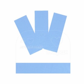 Espatúla Transparente para Artesanato Feltro Azul Marpax