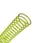 Espiral para Encadernação Amarelo 17mm para 100fls 100un