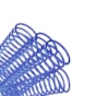 Espiral Para Encadernação Azul 09mm 3x1 Para 50fls 100un