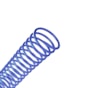 Espiral Para Encadernação Azul 40mm Para 350 olhas 18un