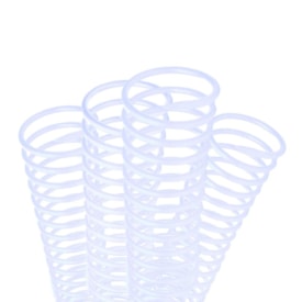 Espiral Para Encadernação Branco 09mm 3x1 Para 50fls 100un