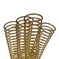 Espiral para Encadernação Bronze 9mm para 50 Folhas 100un