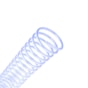 Espiral Para Encadernação Cristal 09mm 3x1 Para 50fls 100un