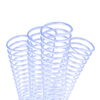 Espiral para Encadernação Cristal 17mm para 100fls 100un