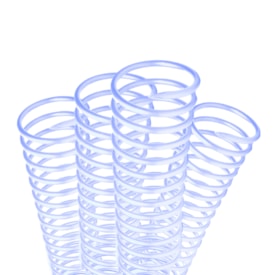 Espiral para Encadernação Cristal 17mm para 100fls 100un