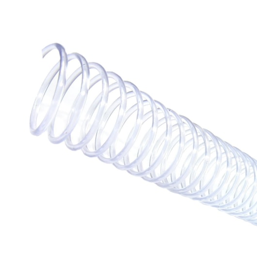 Espiral para Encadernação Cristal 20 mm para 120 folhas 70un