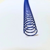 Espiral para Encadernação Metal Azul A4 17mm 100fls 10un