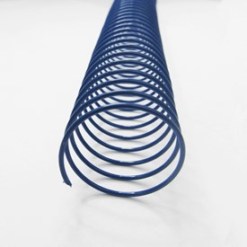 Espiral para Encadernação Metal Azul A4 25mm 160fls 10un